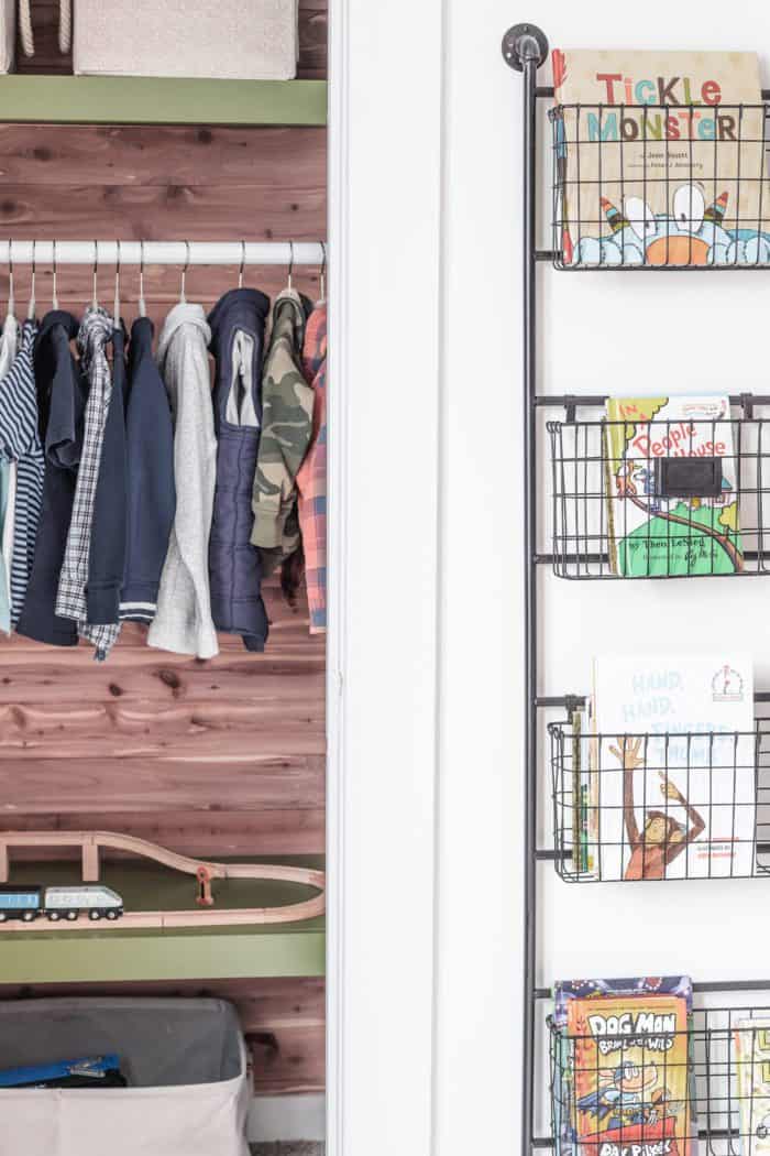 Kids Closet with Storage Ideas