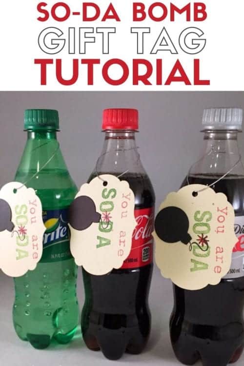 title image for How to Make Homemade Gift Tags For Soda Bottles
