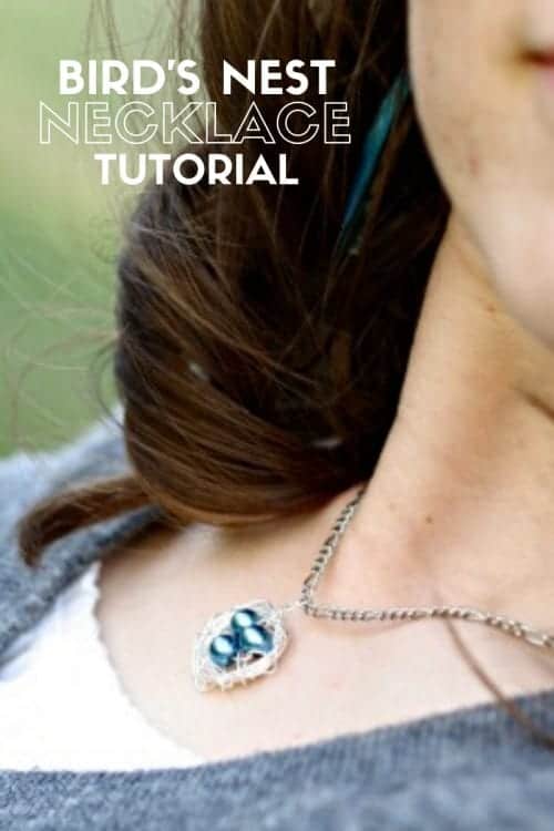 How to Make a Bird's Nest Necklace The Crafty Blog Stalker