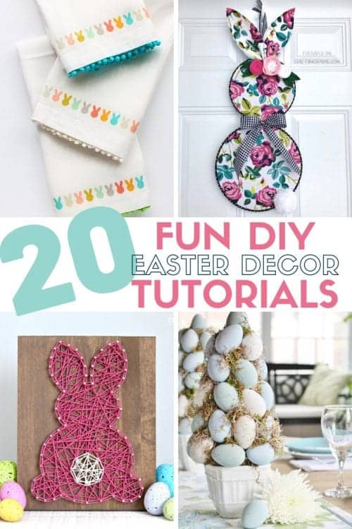 20 Fun DIY Easter Decor Ideas featured by top US craft blog, The Crafty Blog Stalker.