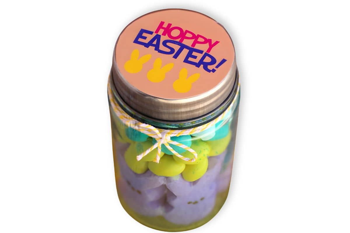 Hoppy Easter Treat Jar.