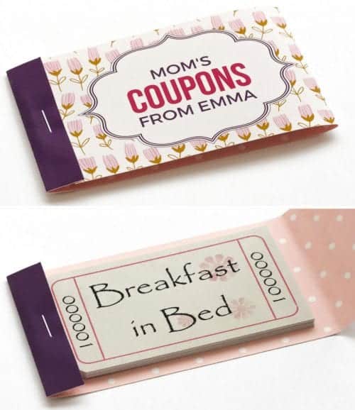 Mother's Day Coupon Book