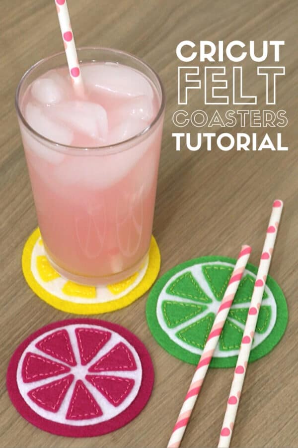 How to Make Felt Citrus Coasters with the Cricut Maker