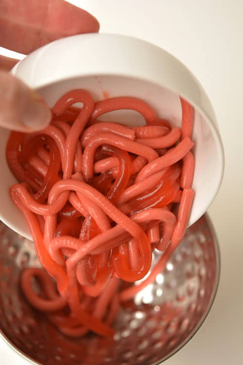 How to Make Jello Worms