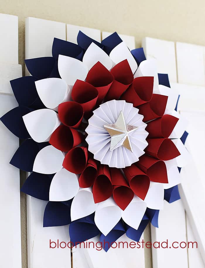 DIY Patriotic Wreath