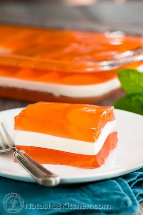 Peaches and Cream Jello