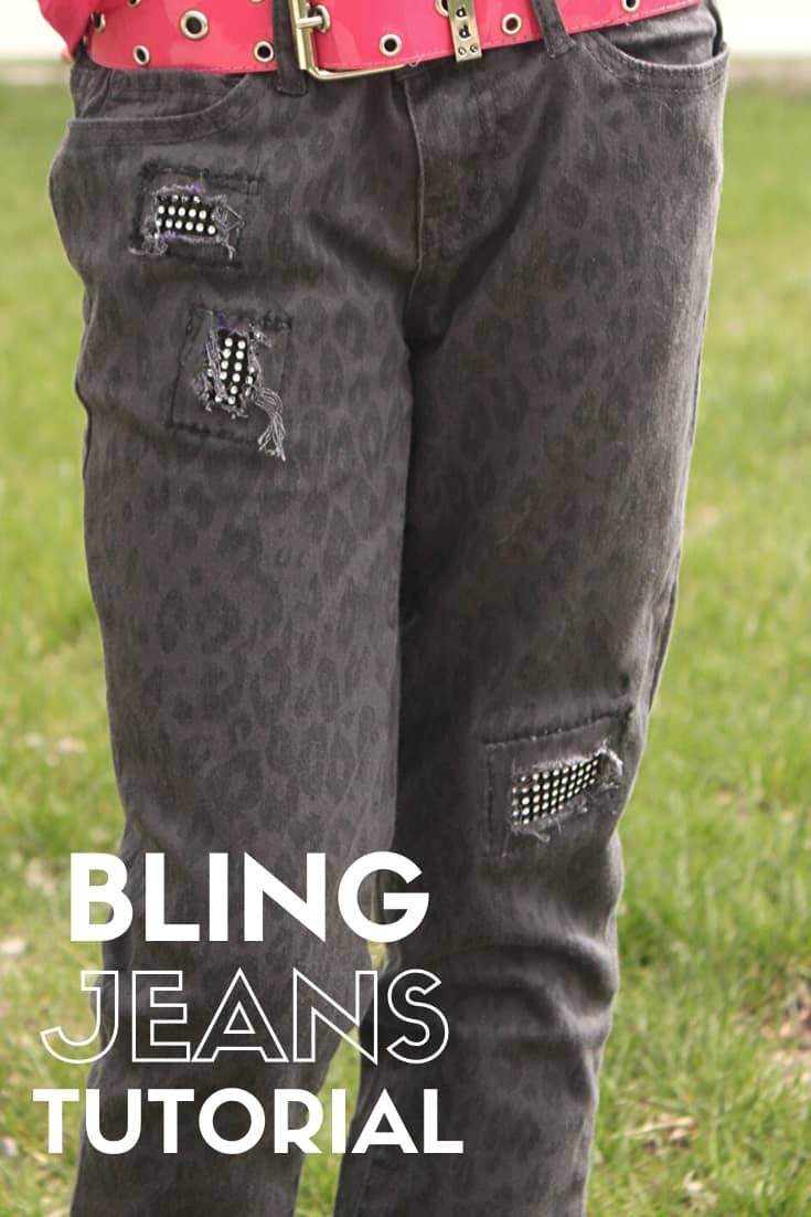How to Bling Your Jeans The Crafty Blog Stalker