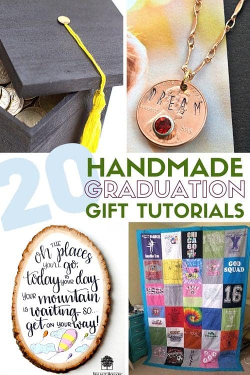 20 Handmade DIY Graduation Gifts, featured by top US craft blog, The Crafty Blog Stalker.