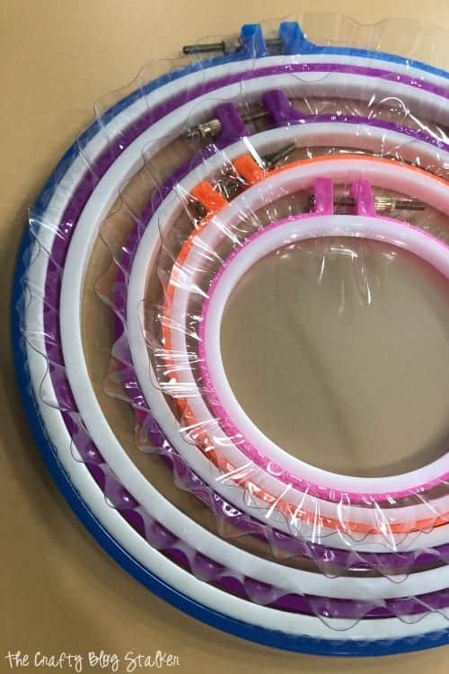 Embroidery Hoop Bowl Covers