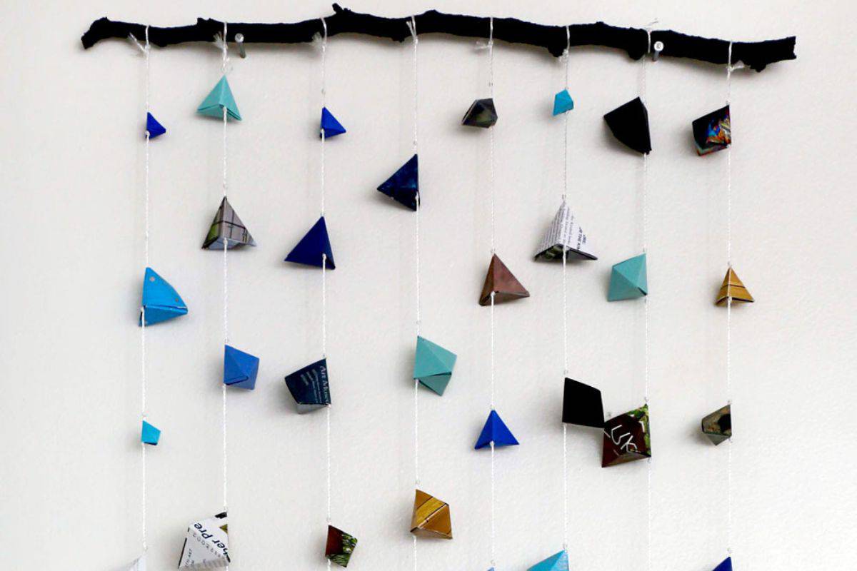 Hanging Geometric Origami.