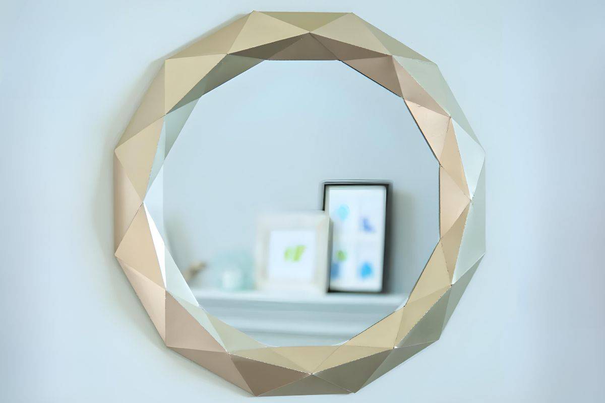 Geometric Circle Mirror.