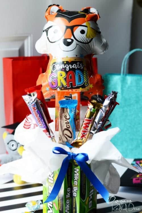 20 Handmade DIY Graduation Gifts, featured by top US craft blog, The Crafty Blog Stalker: Graduation Candy Bouquet