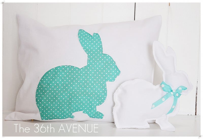 Reversed Pillow Tutorial and Bunny.