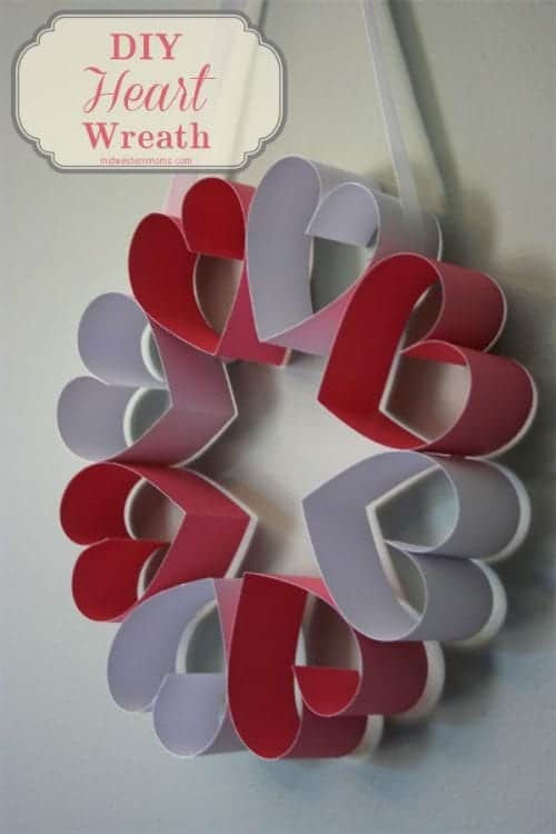 Paper Heart Wreath