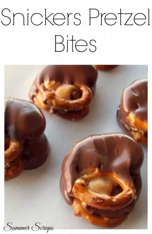 Snickers Pretzel Bites