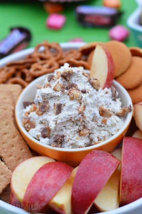 Snickers Cream Cheese Dip