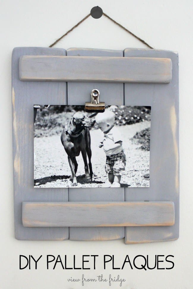 image of DIY Pallet Plaques