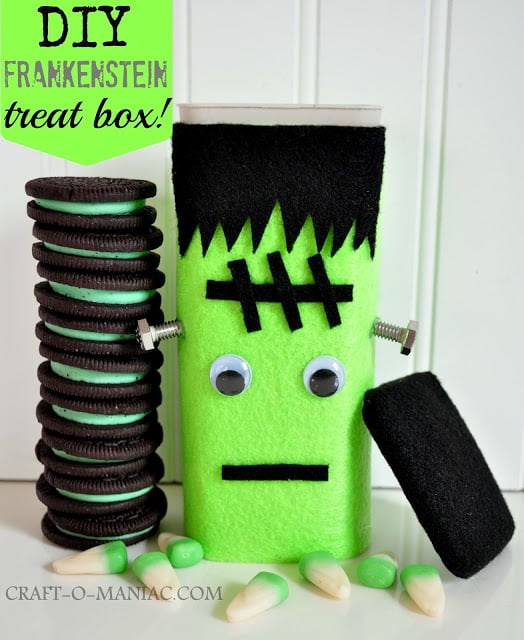 DIY Frankenstein Treat Box