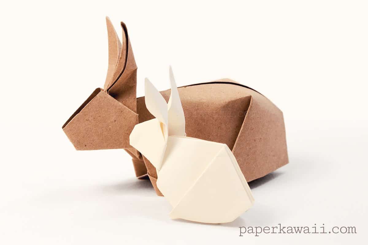 Origami Bunny Rabbit Tutorial.