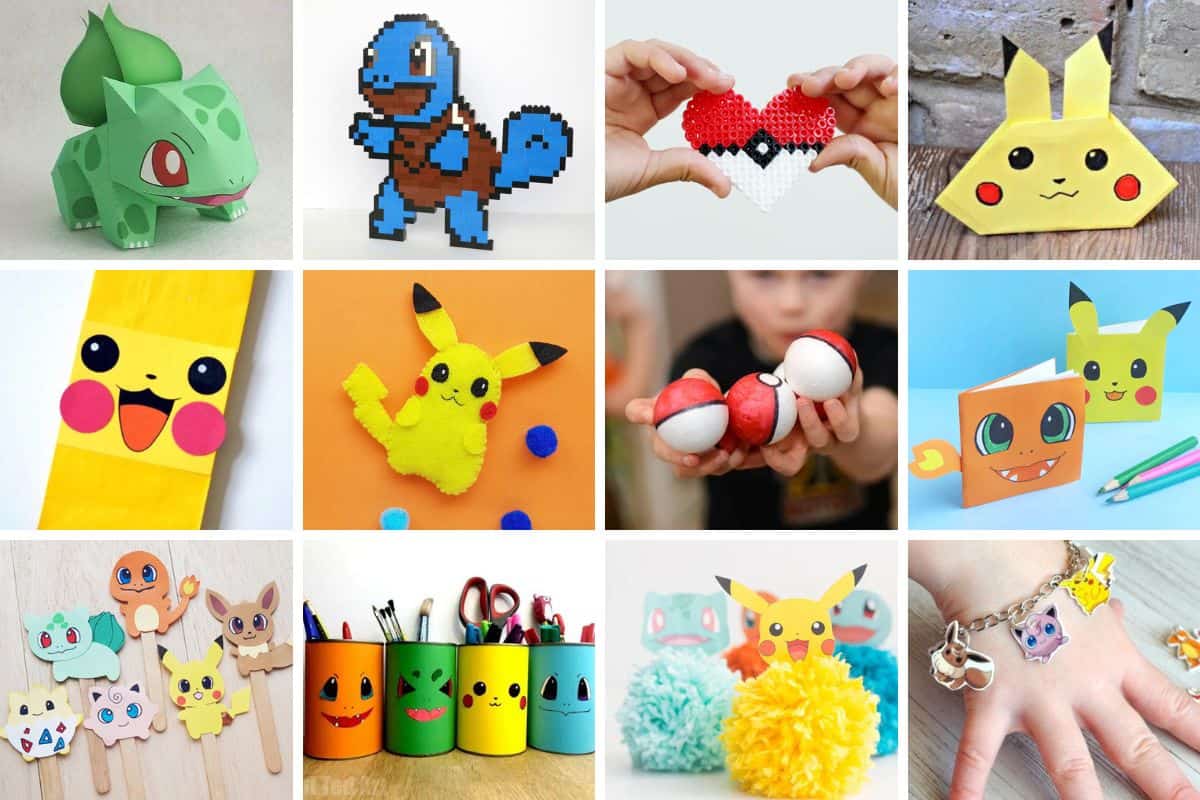 title image for Top 20 Step-By-Step Pokemon Crafts For Kids