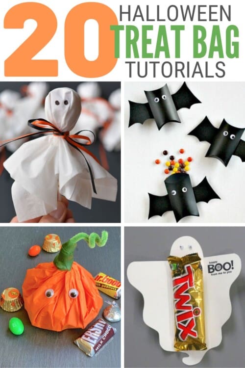 How to Make 20 Halloween Treat Bags to Give as Gifts