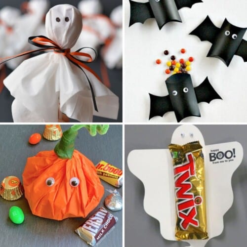 How to Make 20 Halloween Treat Bags to Give as Gifts