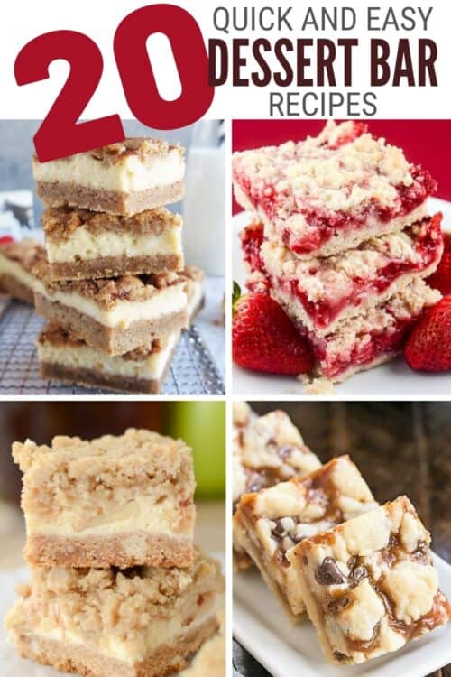 title image for 20 Quick and Easy Dessert Bar Recipes