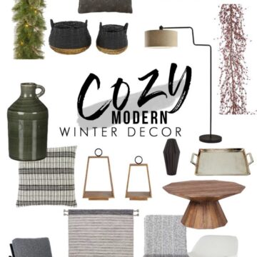 Cozy Modern Winter Decor