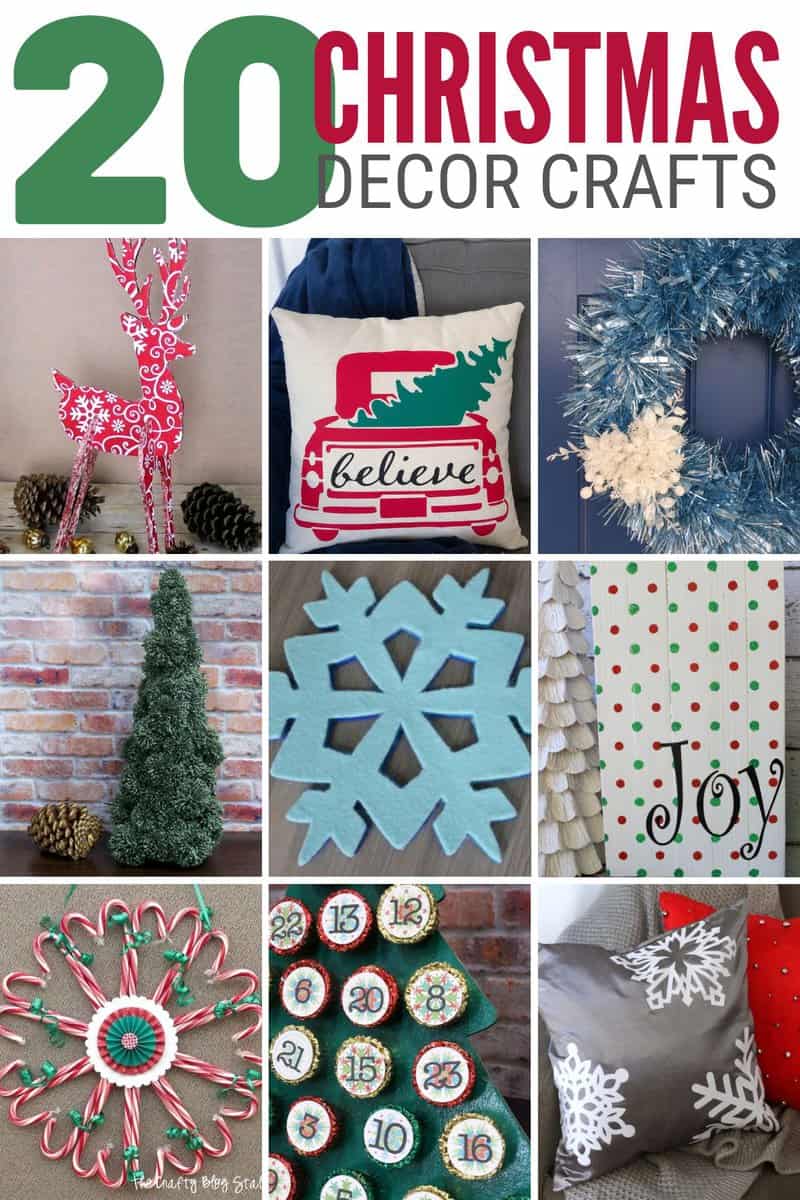 20 DIY Christmas Decor Crafts - Crafty Blog Stalker