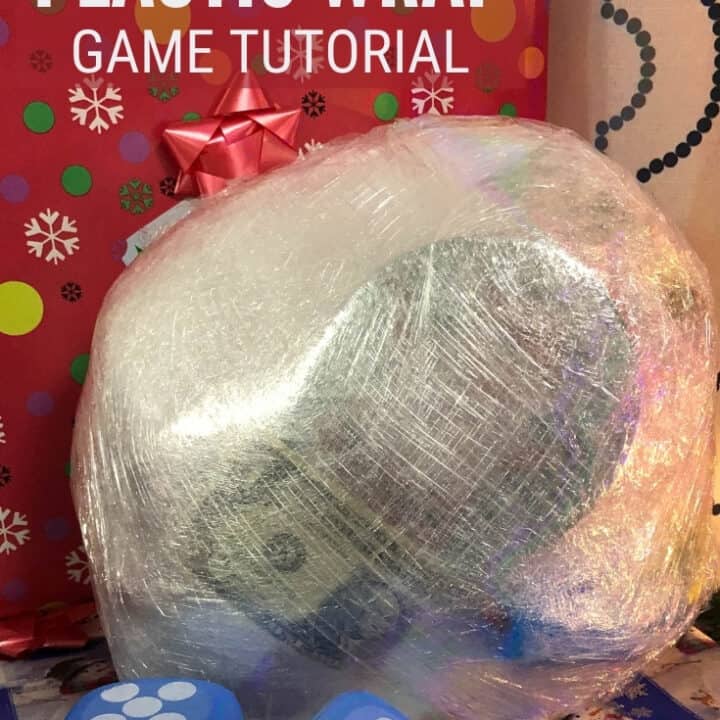 How to Make and Play the Christmas Plastic Wrap Game