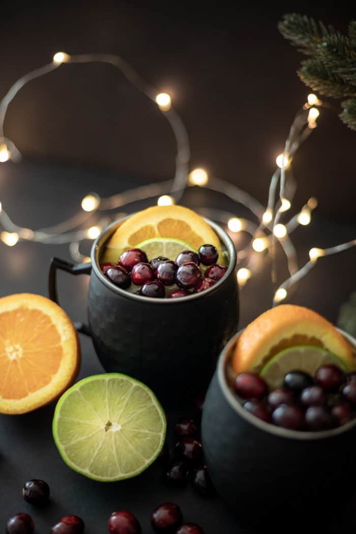 Holiday cocktail - Orange Moscow Mule