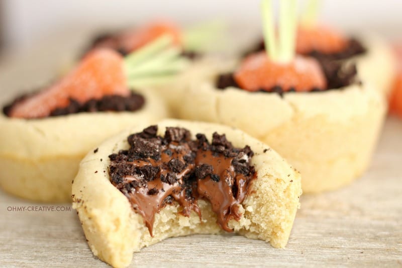 Carrot Patch Cookie Cups.