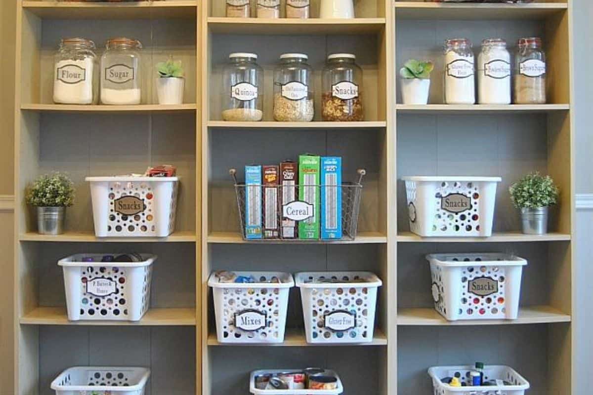 Dollar Tree Containers or Organize Your Pantry.