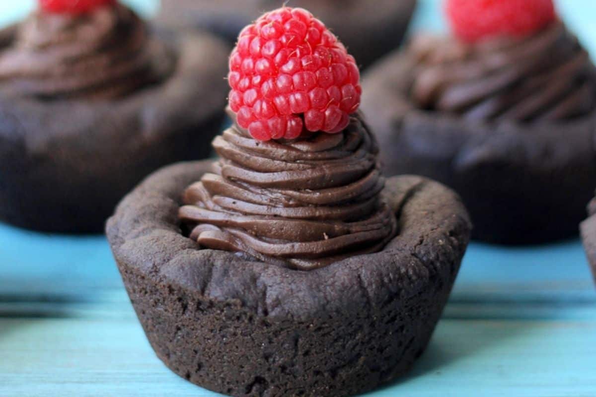 Double Dark Chocolate Cookie Cups.