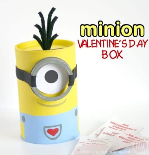 minion valentines day box