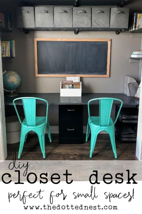 DIY Closet Desk.