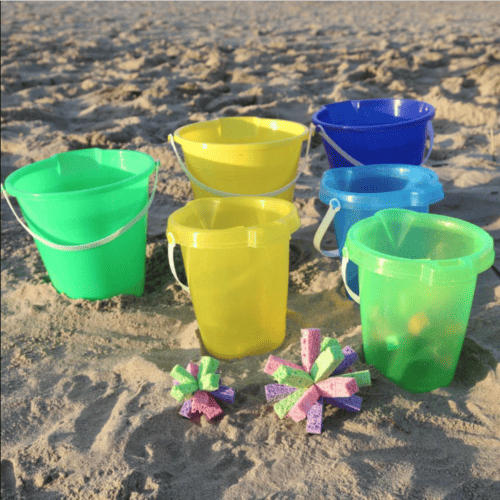 Beach Pail Toss Game