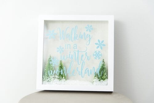 Winter Wonderland Shadow Frame