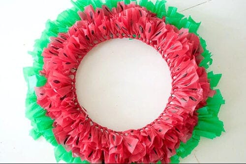 Watermelon Wreath