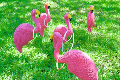 Flamingo Ring Toss Game