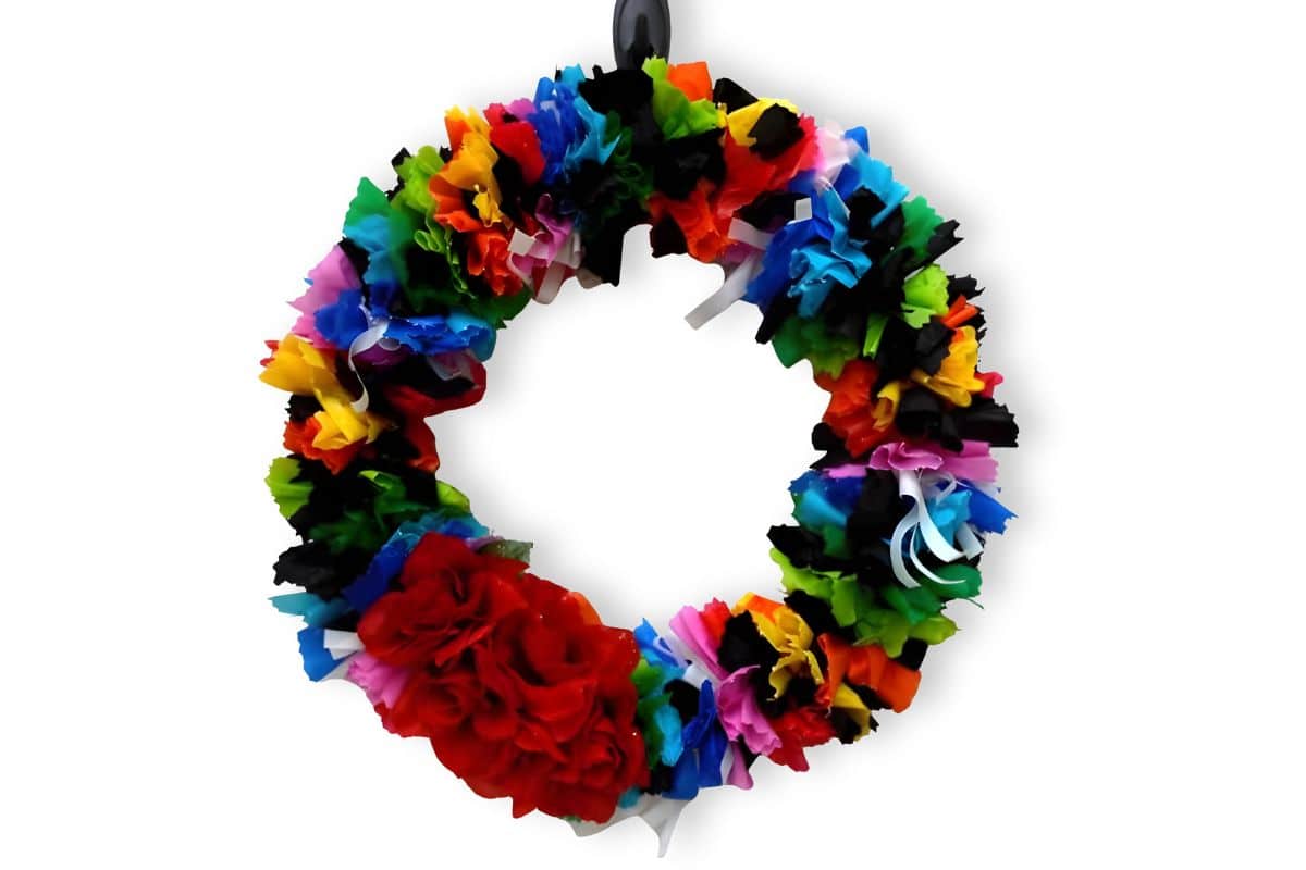 Fiesta Serape Wreath.