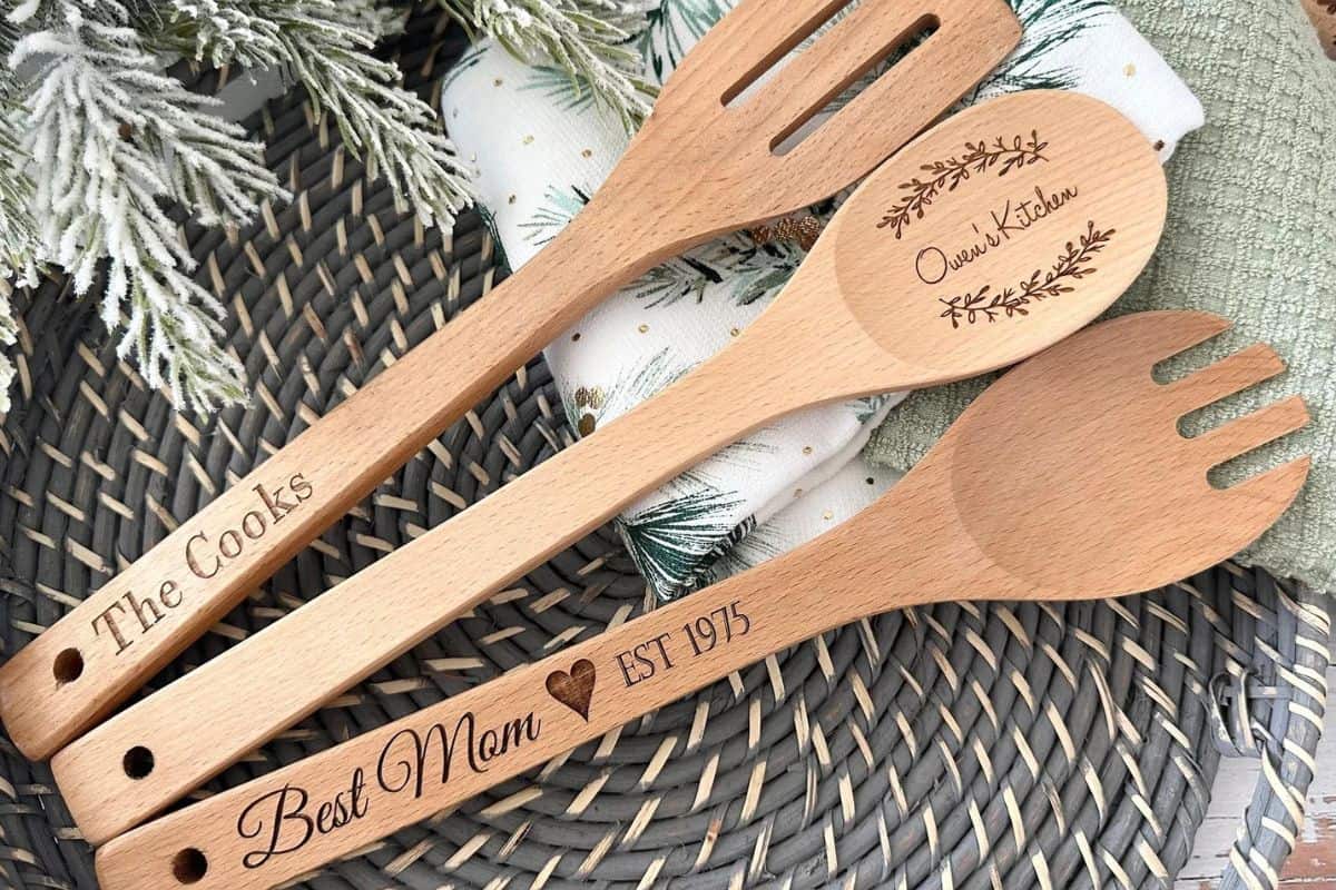 Personalized Wood Spoons.