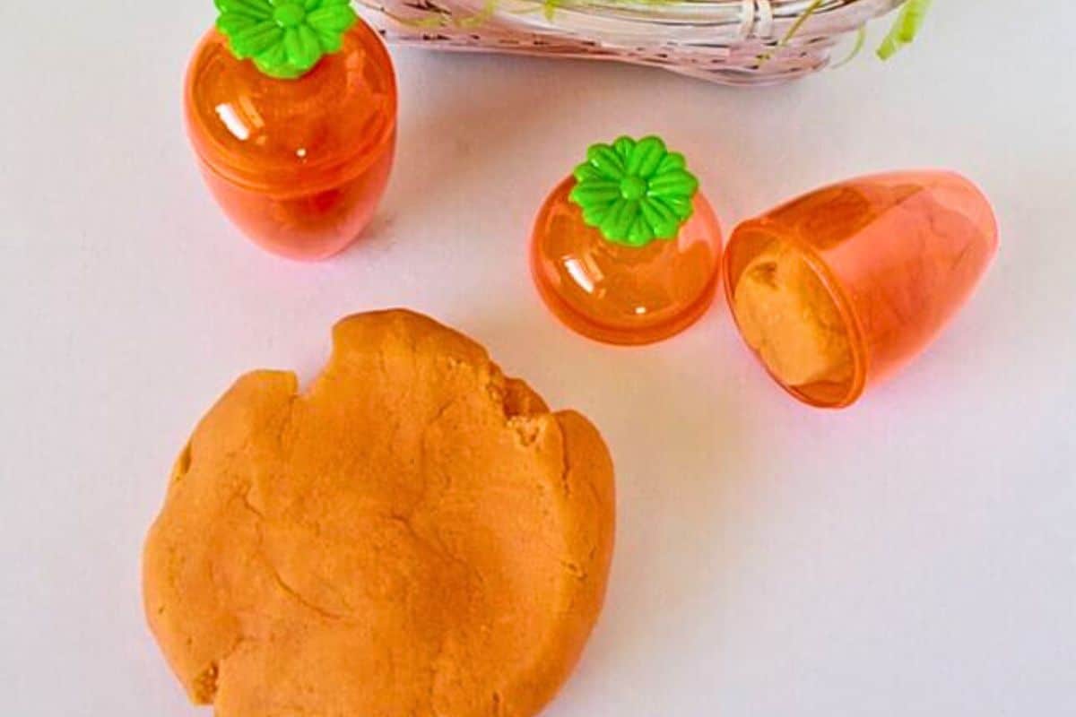 Carrot Orange Play-dough.