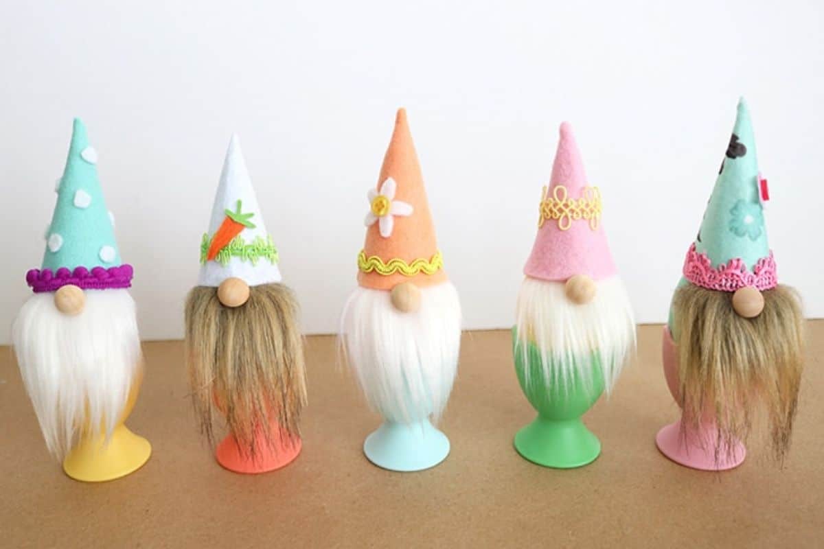 Gnome Easter Eggs Craft.