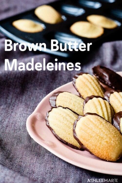 Brown butter madeleines