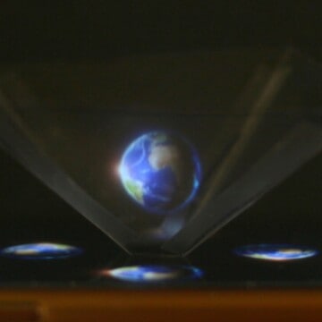 Hologram from a Smartphone.