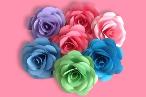 27 Easy Paper Flowers With Tutorials - The Crafty Blog Stalker