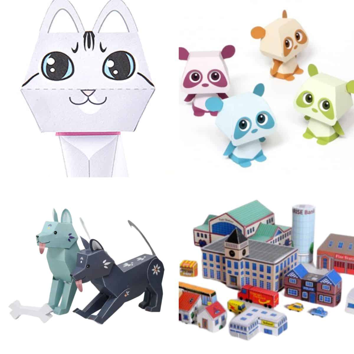 Paper Toys Printable Printable Free Templates
