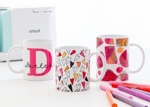 Mugs with Infusible Ink Pens