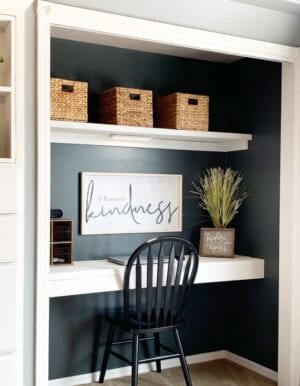 21 Simple Closet Office Design Ideas - The Crafty Blog Stalker